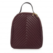 Rucsac dama din piele naturala DiAmanti Tommaso Bordo Scuro
